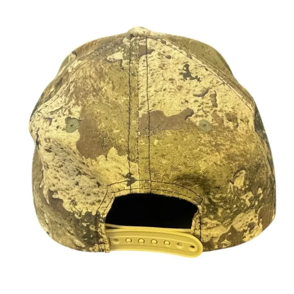 Cabela's Camo Snapback Hat Hunting Cap Mossy Oak Style Camouflage OSFM